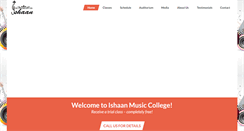 Desktop Screenshot of ishaancollege.com